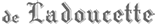 DE LADOUCETTE Logo